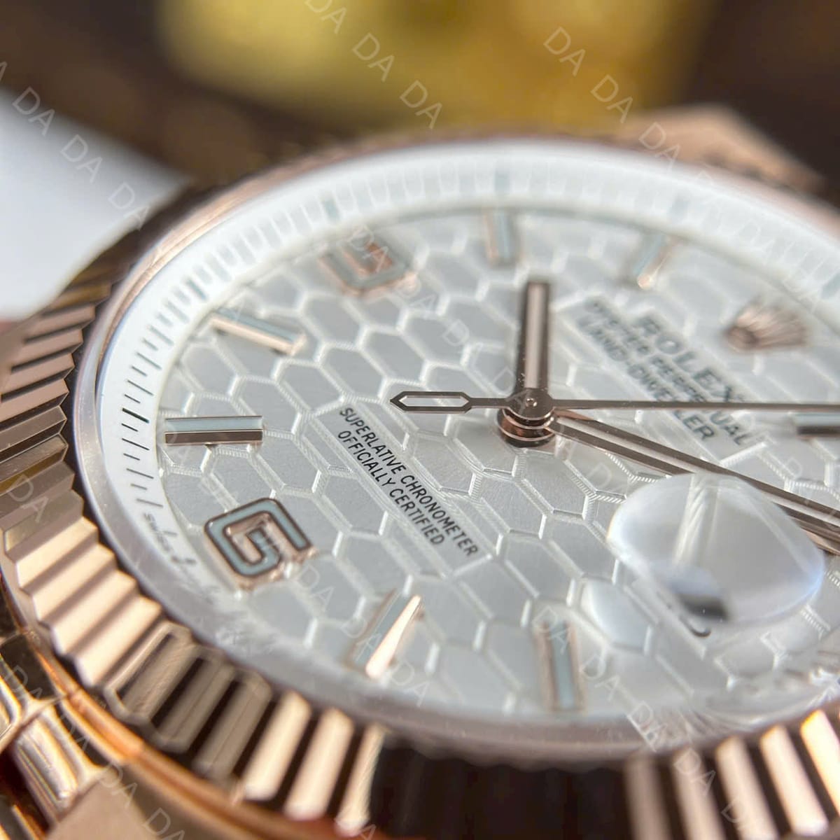 롤렉스 랜드드웰러 로즈골드 금통 흰판 40mm 8