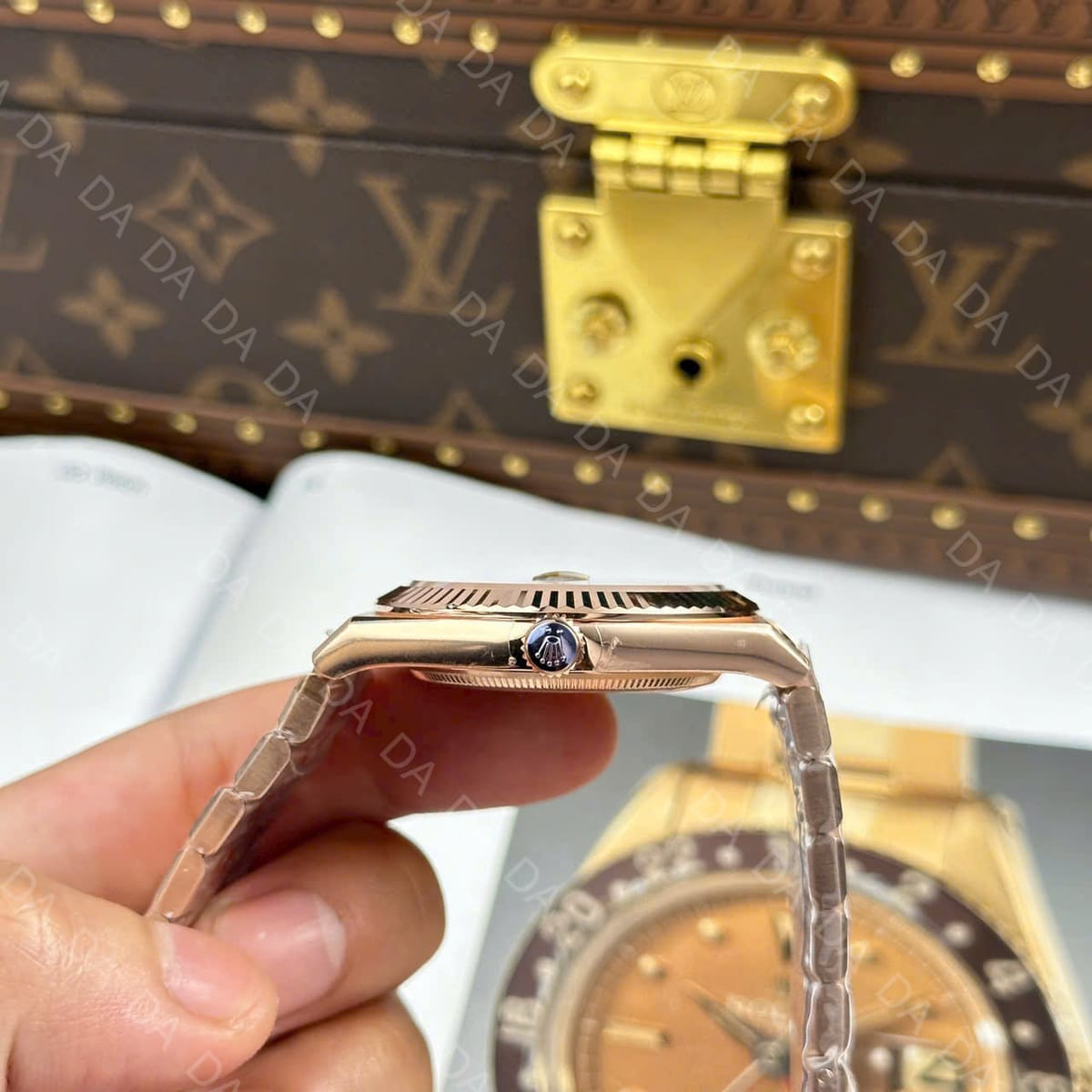롤렉스 랜드드웰러 로즈골드 금통 흰판 40mm 11