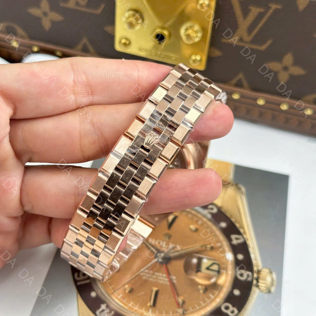롤렉스 랜드드웰러 로즈골드 금통 흰판 40mm 16