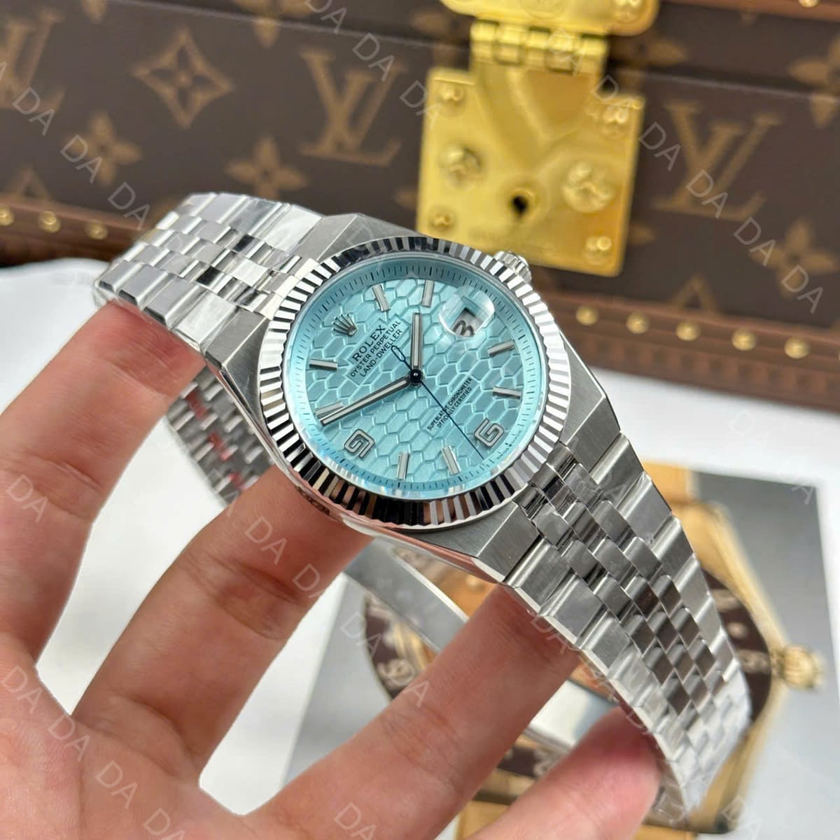 롤렉스 랜드드웰러 스틸 아이스블루 40mm 3