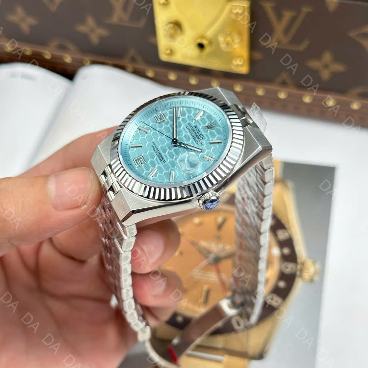 롤렉스 랜드드웰러 스틸 아이스블루 40mm 4