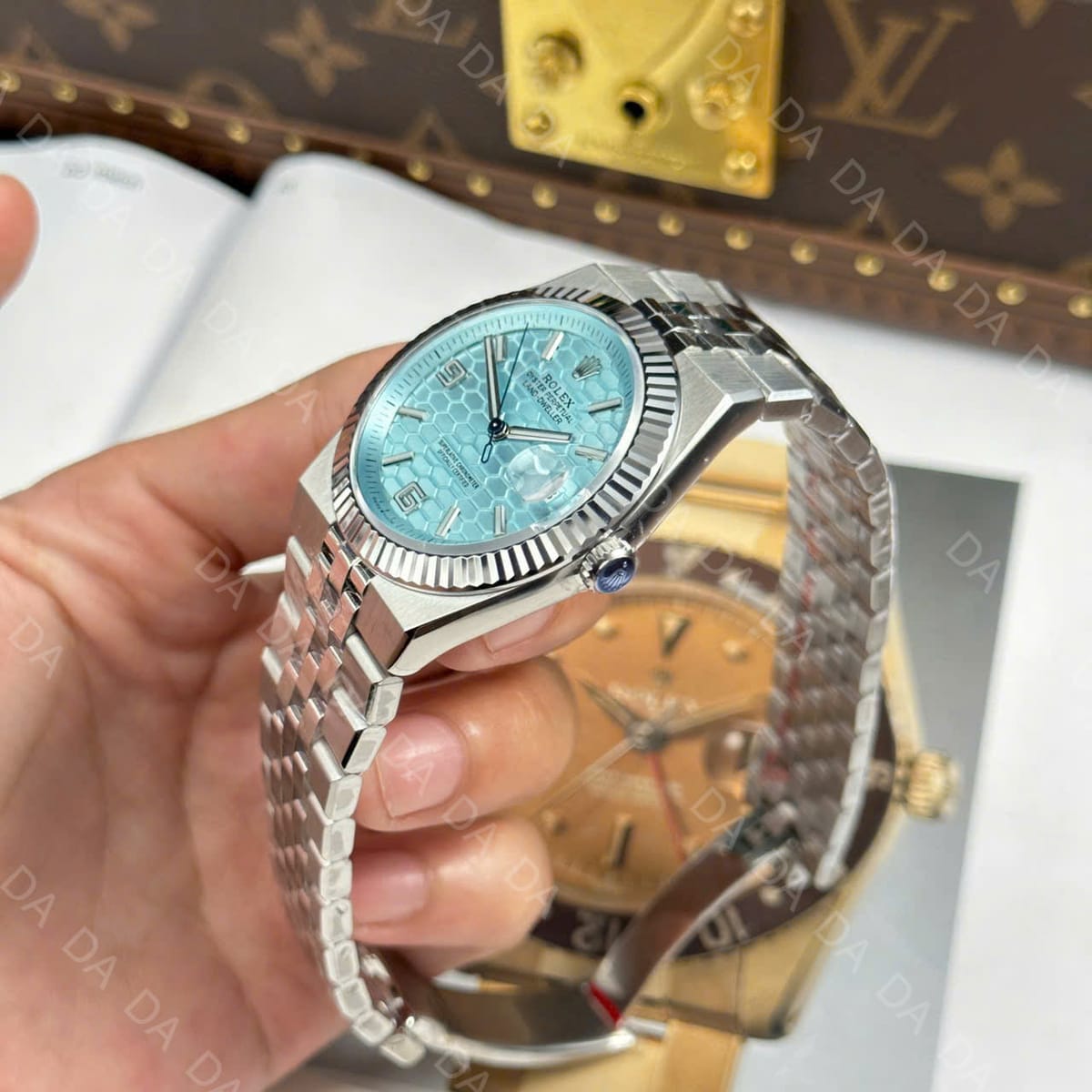 롤렉스 랜드드웰러 스틸 아이스블루 40mm 5