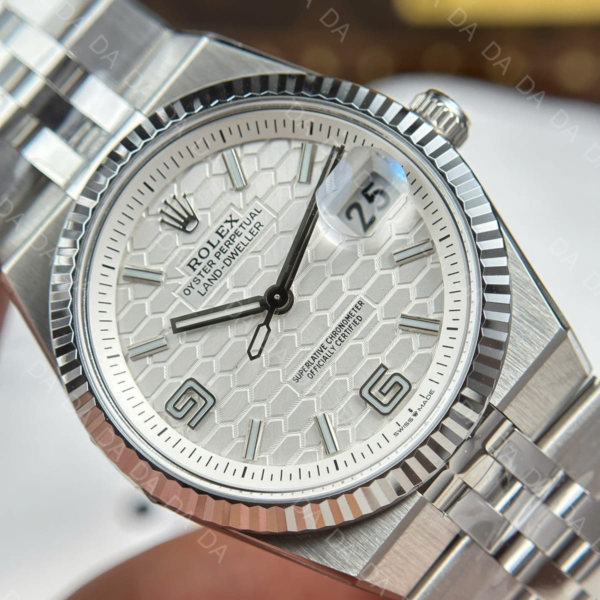 롤렉스 랜드드웰러 스틸 흰판 36mm 4