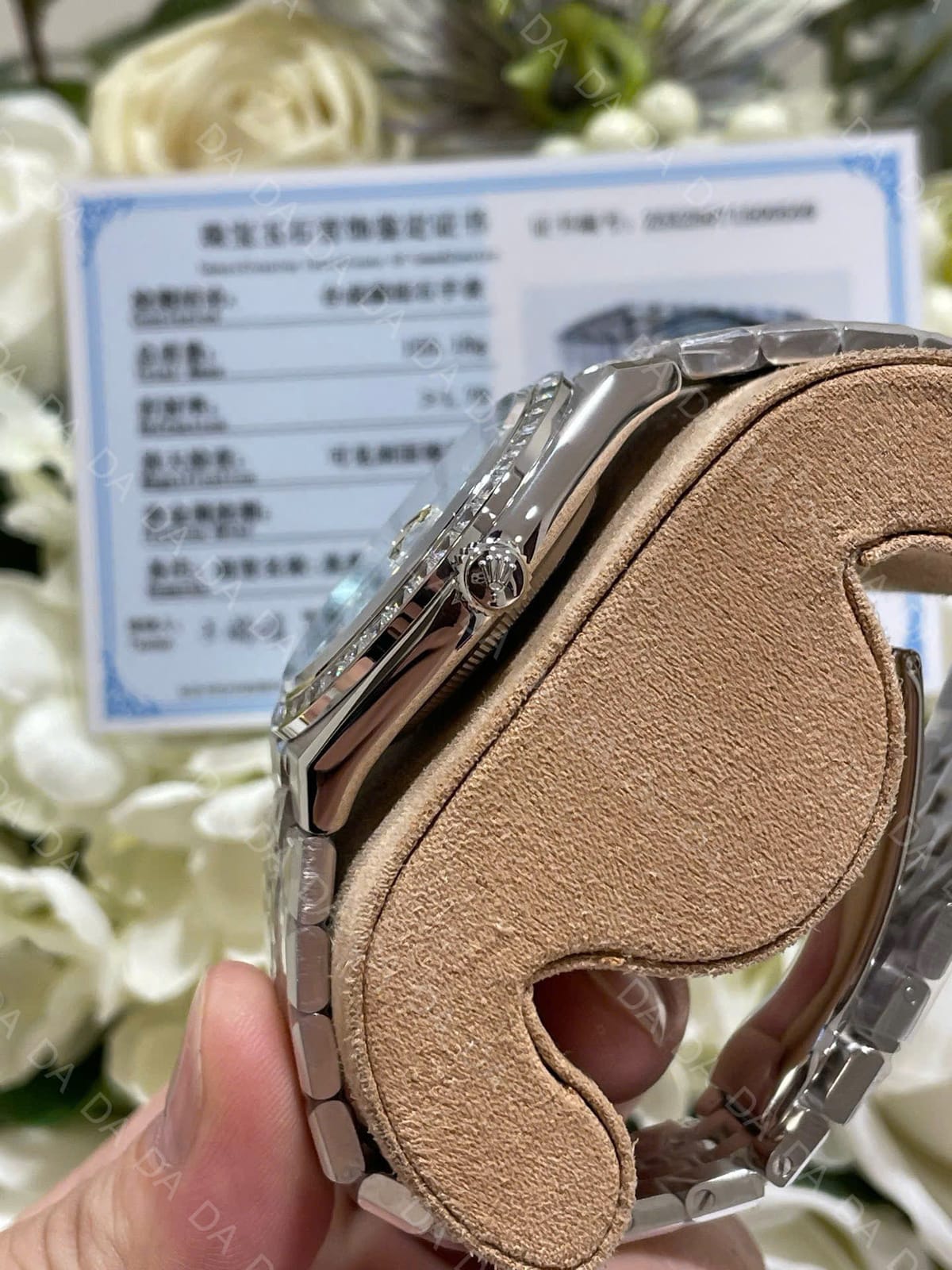 롤렉스 랜드드웰러 스틸 아이스블루 바게트다이아 다이아베젤 40mm 7