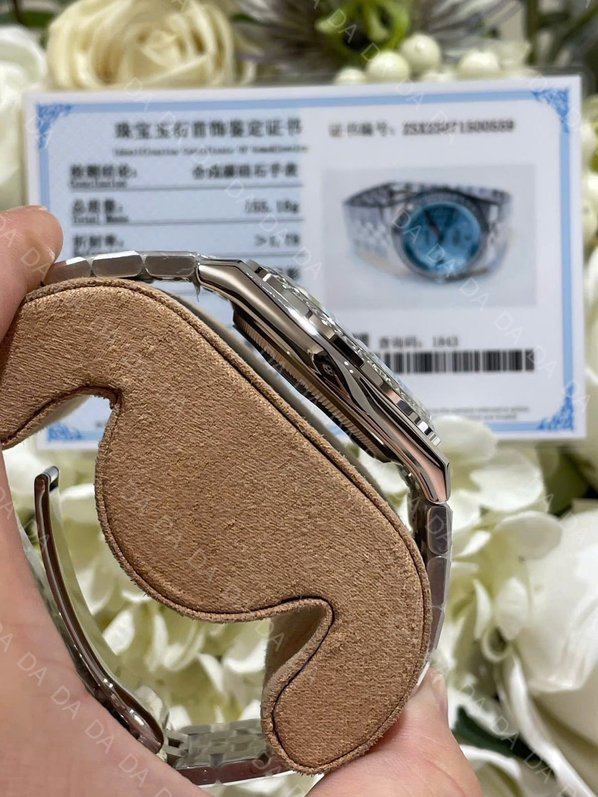 롤렉스 랜드드웰러 스틸 아이스블루 바게트다이아 다이아베젤 40mm 8