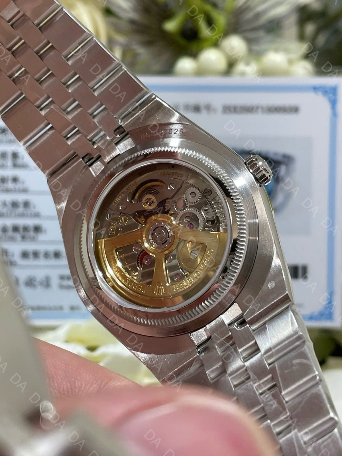 롤렉스 랜드드웰러 스틸 아이스블루 바게트다이아 다이아베젤 40mm 9