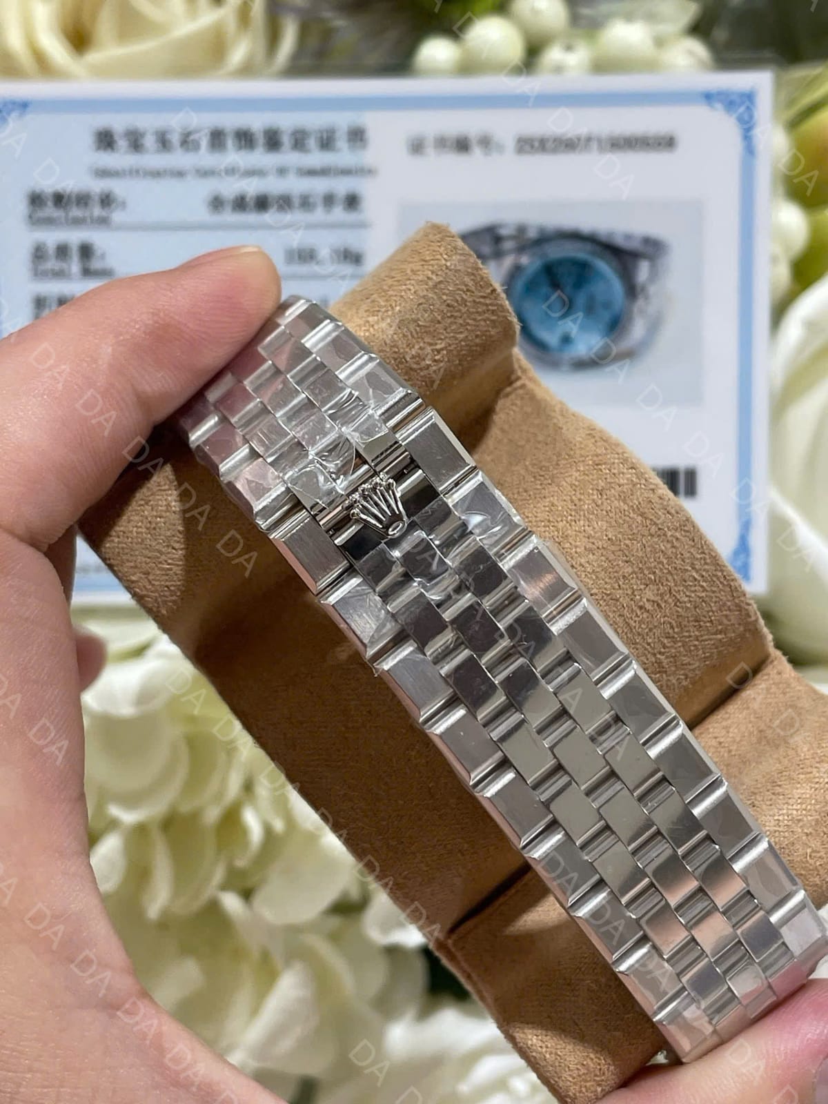 롤렉스 랜드드웰러 스틸 아이스블루 바게트다이아 다이아베젤 40mm 10