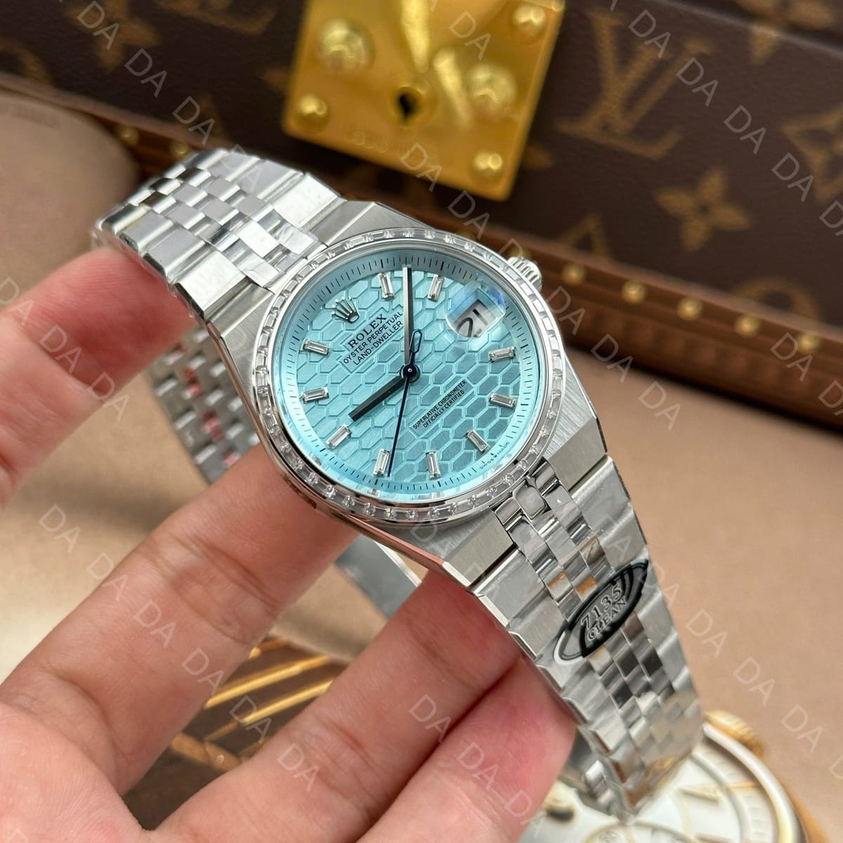 롤렉스 랜드드웰러 스틸 아이스블루 바게트다이아 다이아베젤 36mm 3