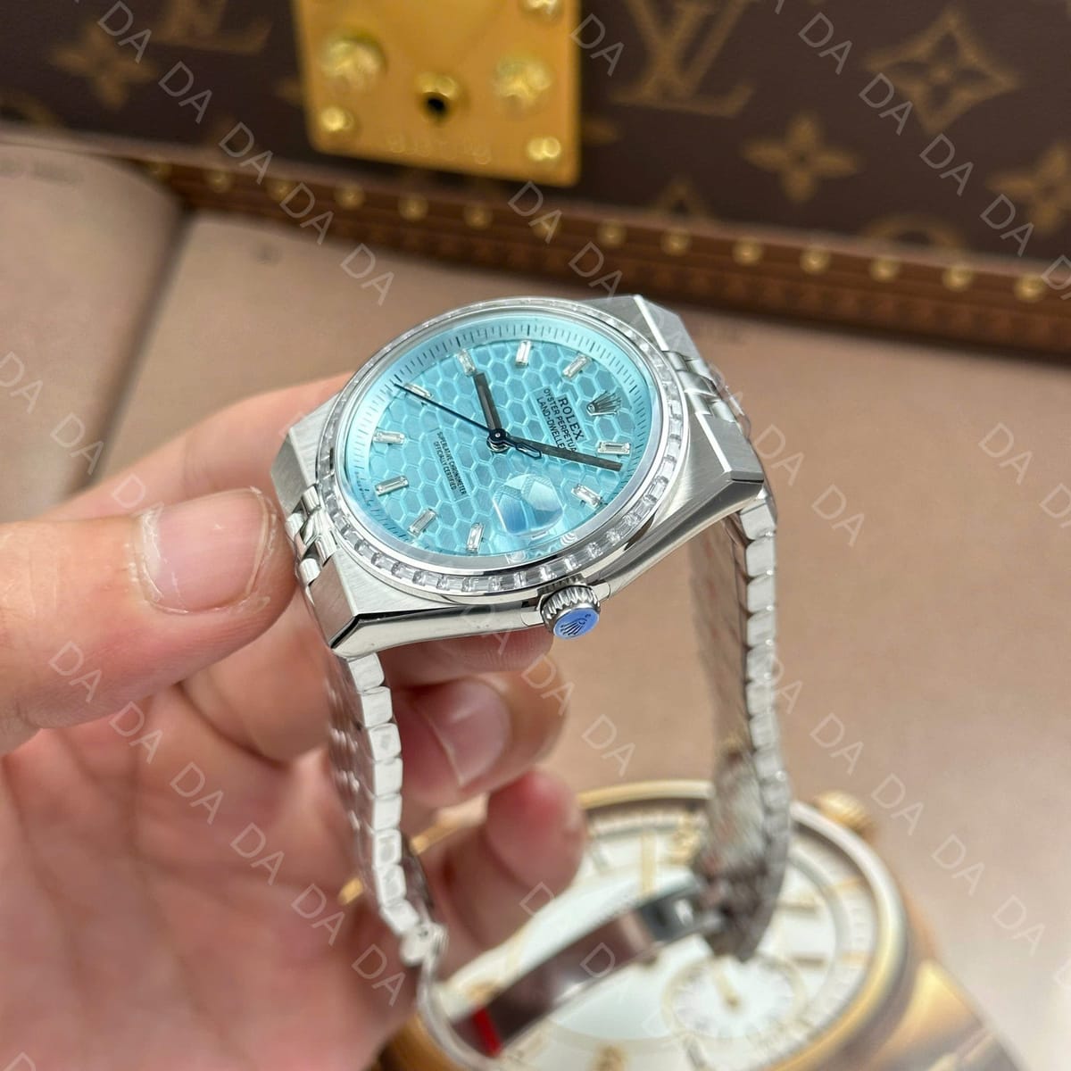 롤렉스 랜드드웰러 스틸 아이스블루 바게트다이아 다이아베젤 36mm 8