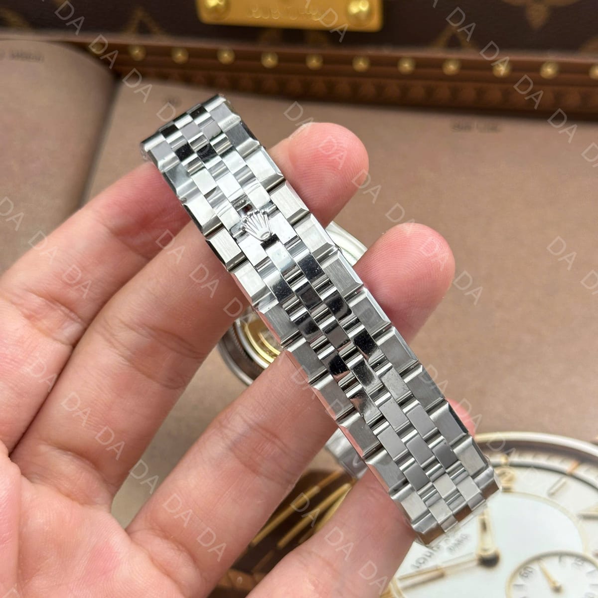 롤렉스 랜드드웰러 스틸 아이스블루 바게트다이아 다이아베젤 36mm 12