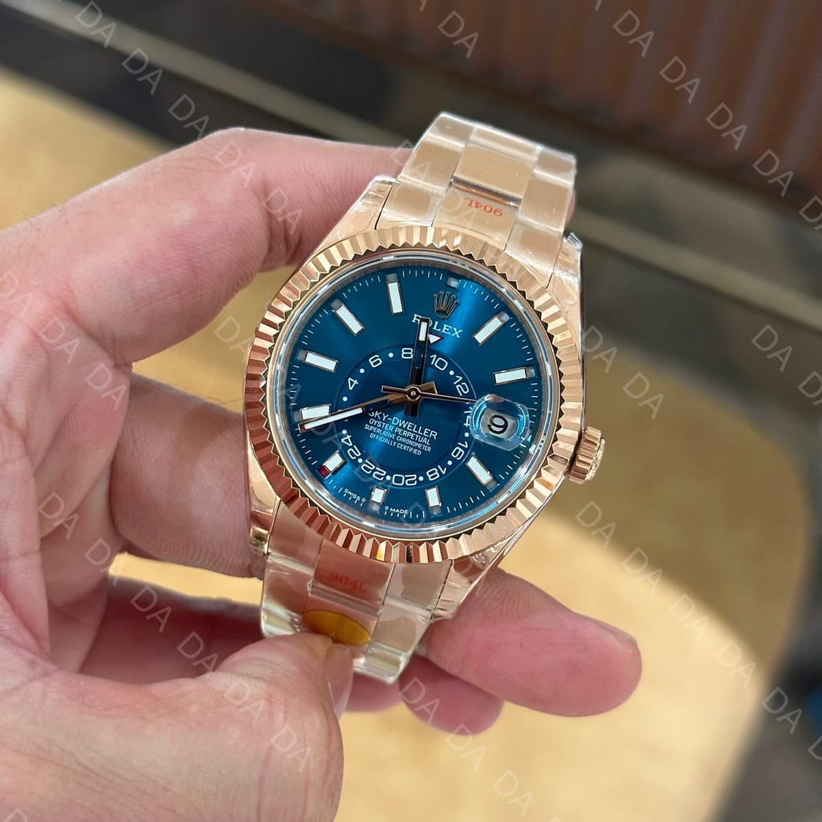 롤렉스 스카이드웰러 로즈골드 금통 블루 42mm 3
