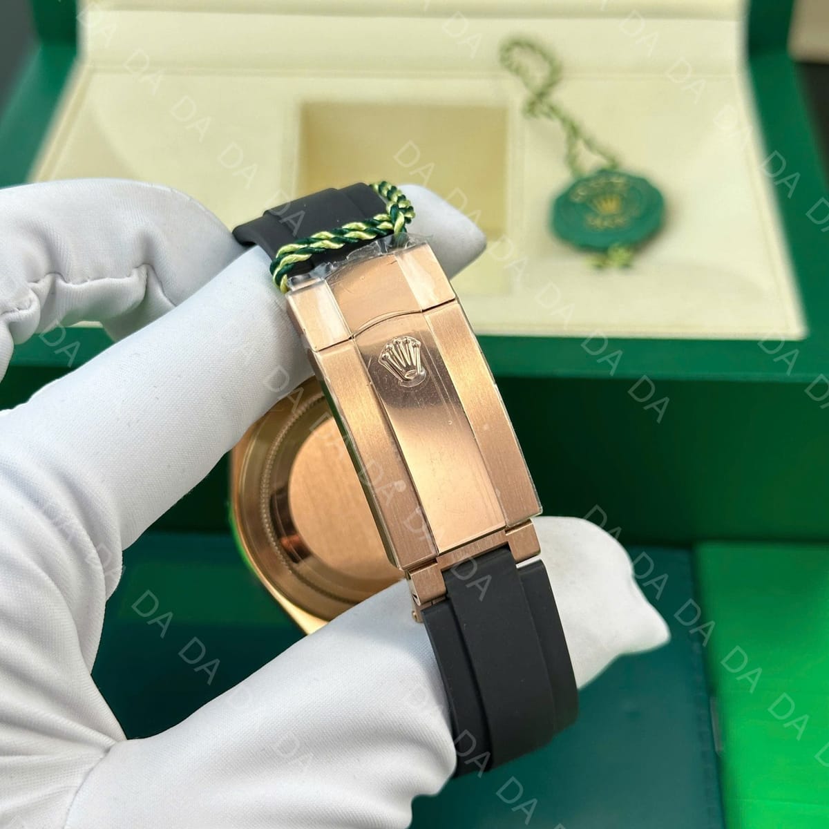 롤렉스 스카이드웰러 로즈골드 금통 그레이판 러버밴드 42mm 14