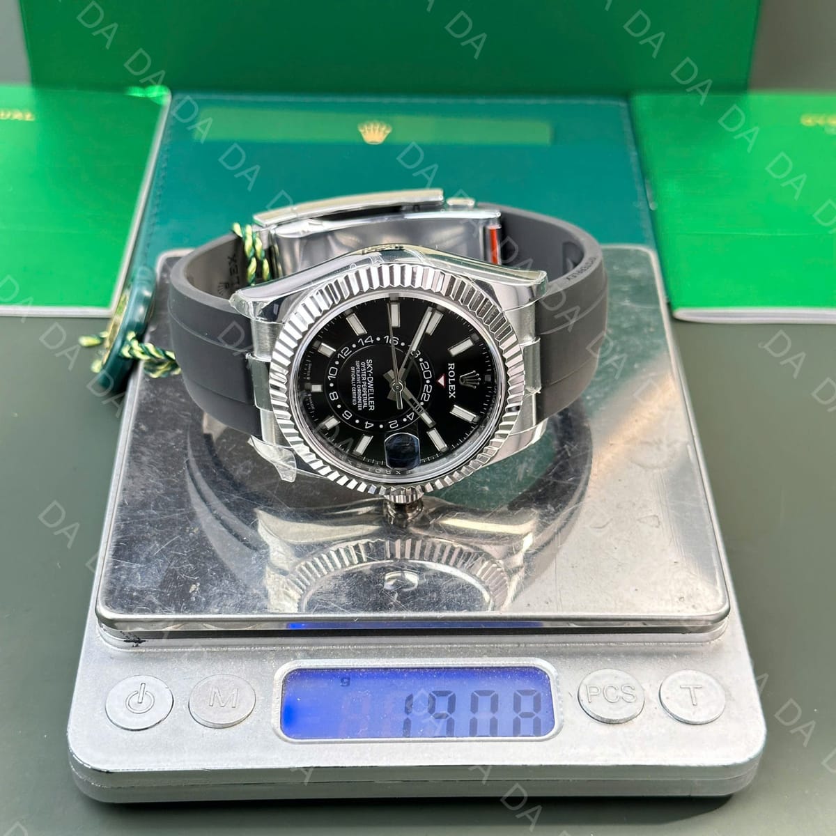 롤렉스 스카이드웰러 스틸 검판 러버밴드 42mm 3