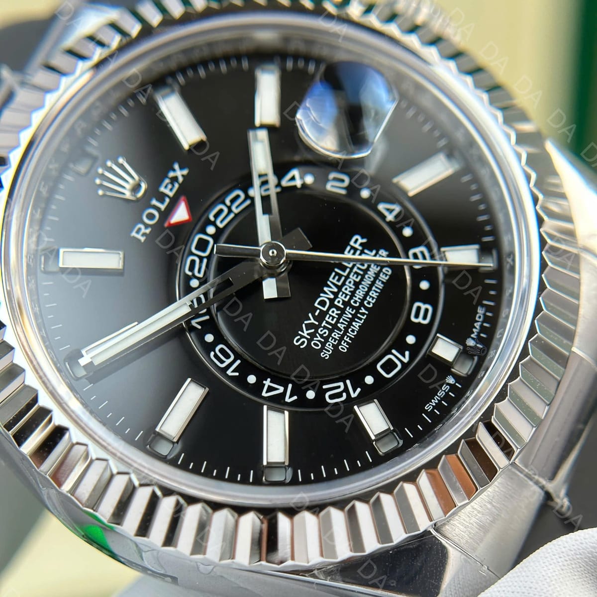 롤렉스 스카이드웰러 스틸 검판 러버밴드 42mm 7