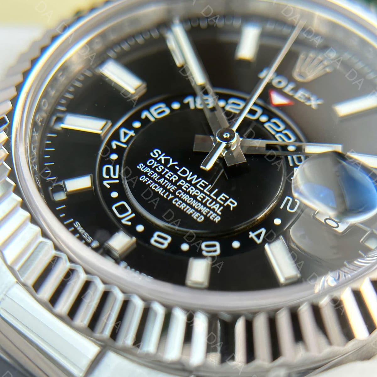 롤렉스 스카이드웰러 스틸 검판 러버밴드 42mm 8