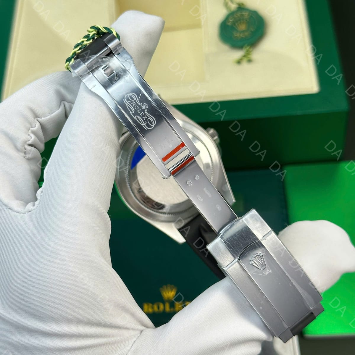 롤렉스 스카이드웰러 스틸 검판 러버밴드 42mm 14