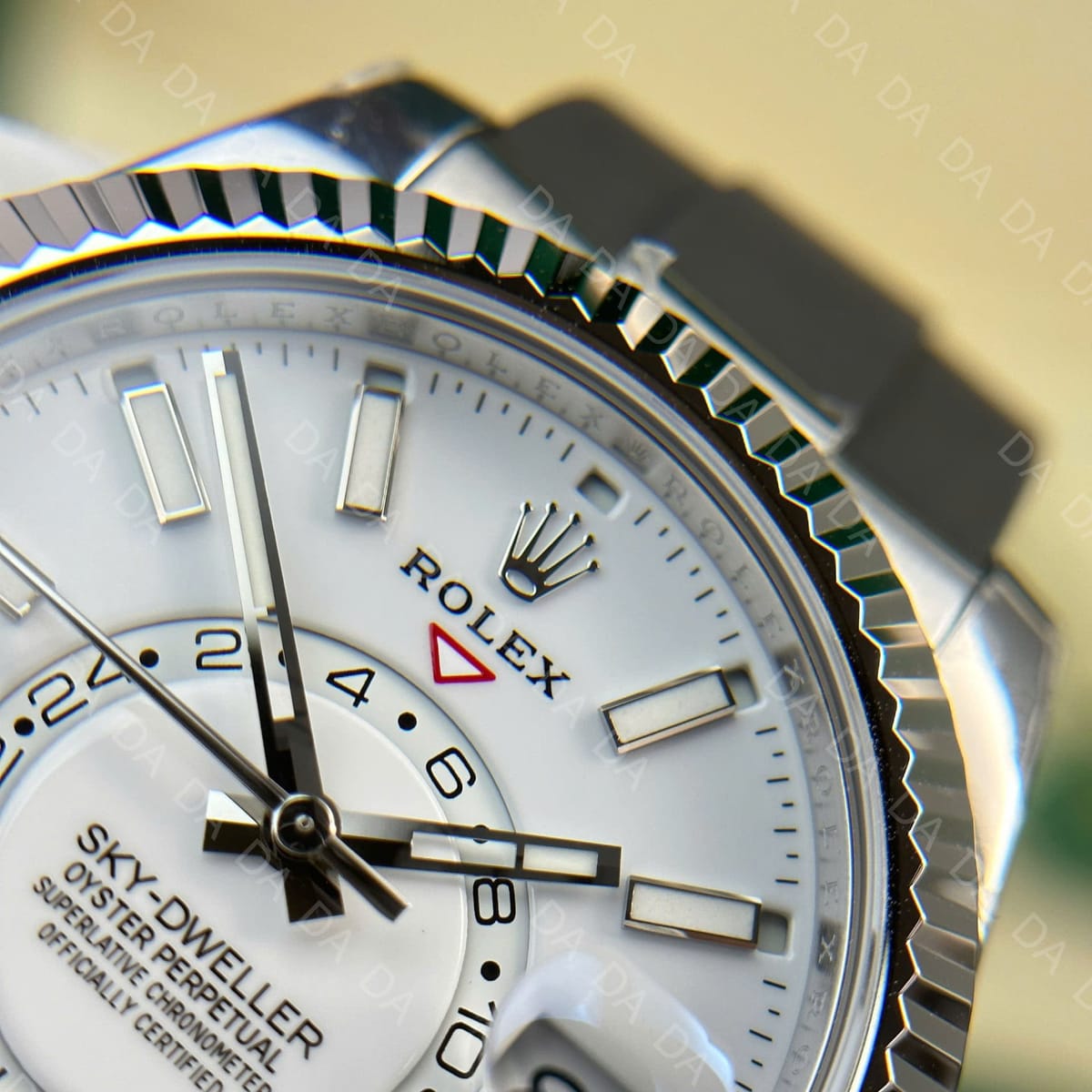 롤렉스 스카이드웰러 스틸 흰판 러버밴드 42mm 7