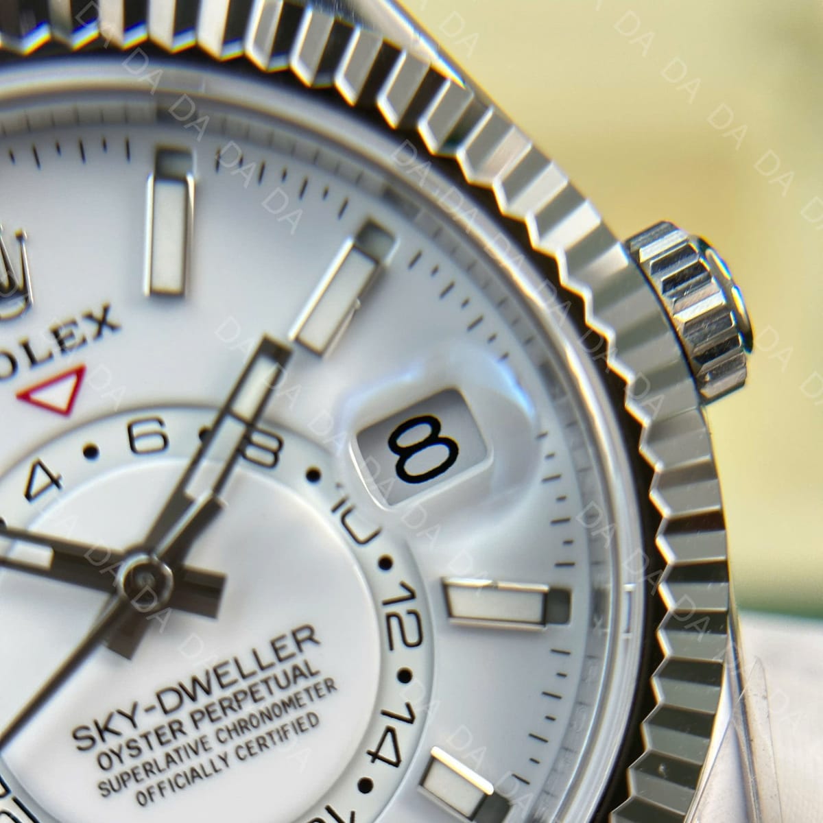 롤렉스 스카이드웰러 스틸 흰판 러버밴드 42mm 8