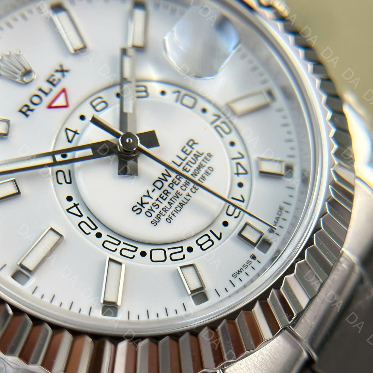 롤렉스 스카이드웰러 스틸 흰판 러버밴드 42mm 10