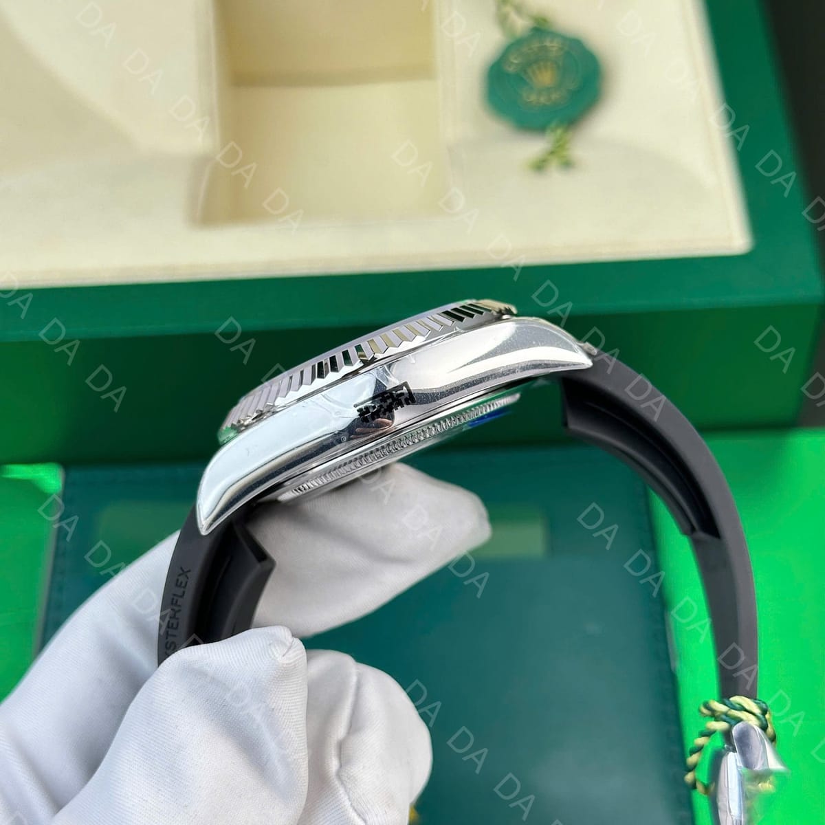 롤렉스 스카이드웰러 스틸 흰판 러버밴드 42mm 12