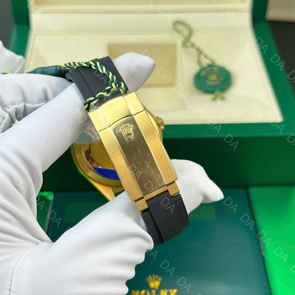롤렉스 스카이드웰러 옐로우골드 금통 흰판 러버밴드 42mm 13