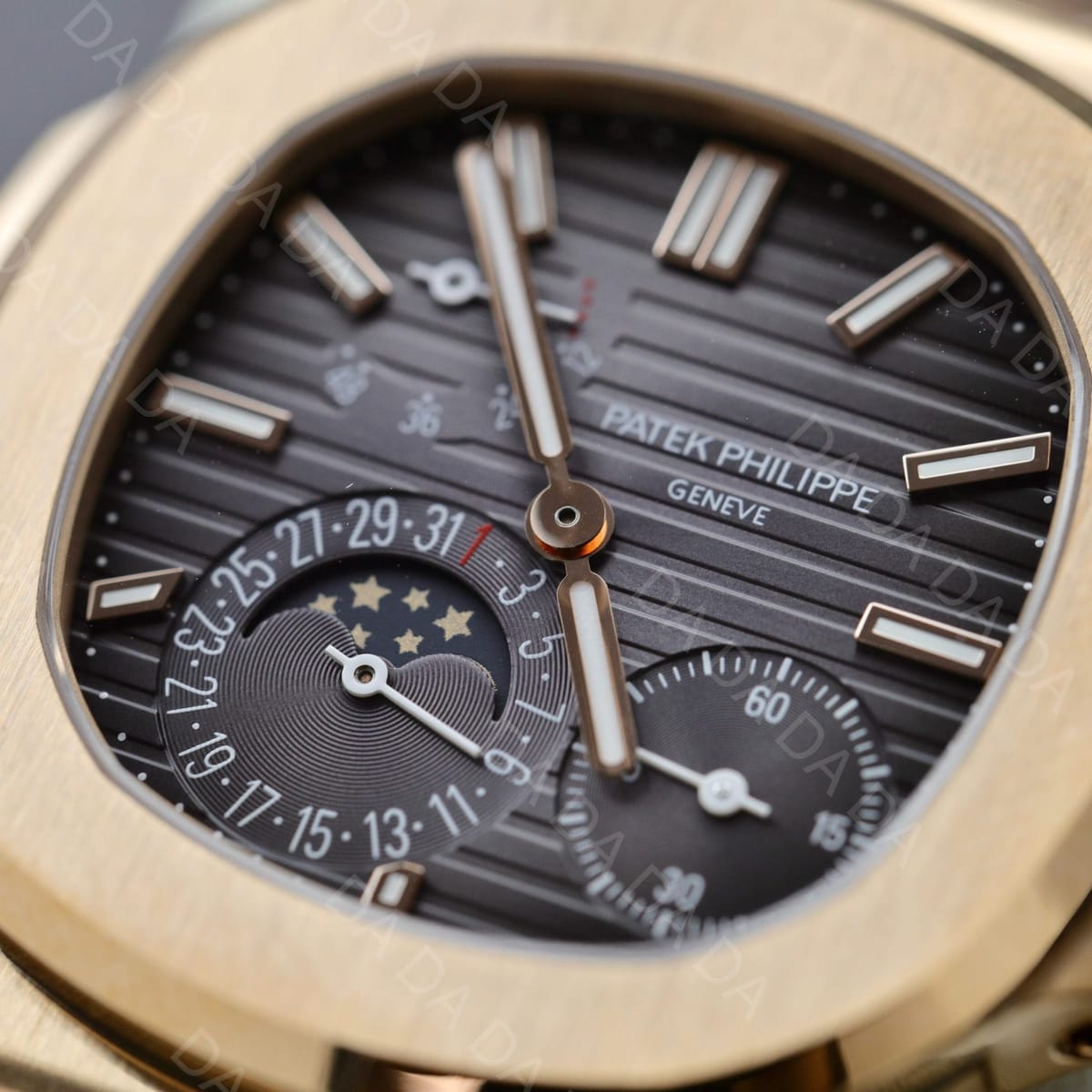 파텍필립 노틸러스 금통 그레이다이얼 가죽밴드 40mm 6