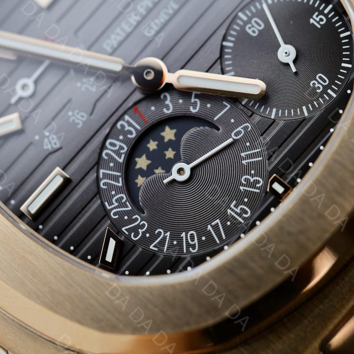 파텍필립 노틸러스 금통 그레이다이얼 가죽밴드 40mm 8