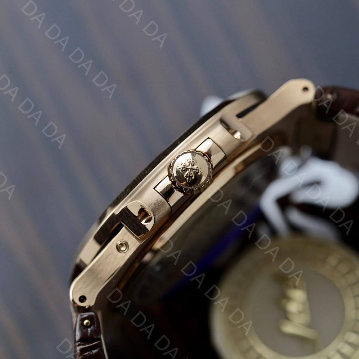 파텍필립 노틸러스 금통 그레이다이얼 가죽밴드 40mm 9
