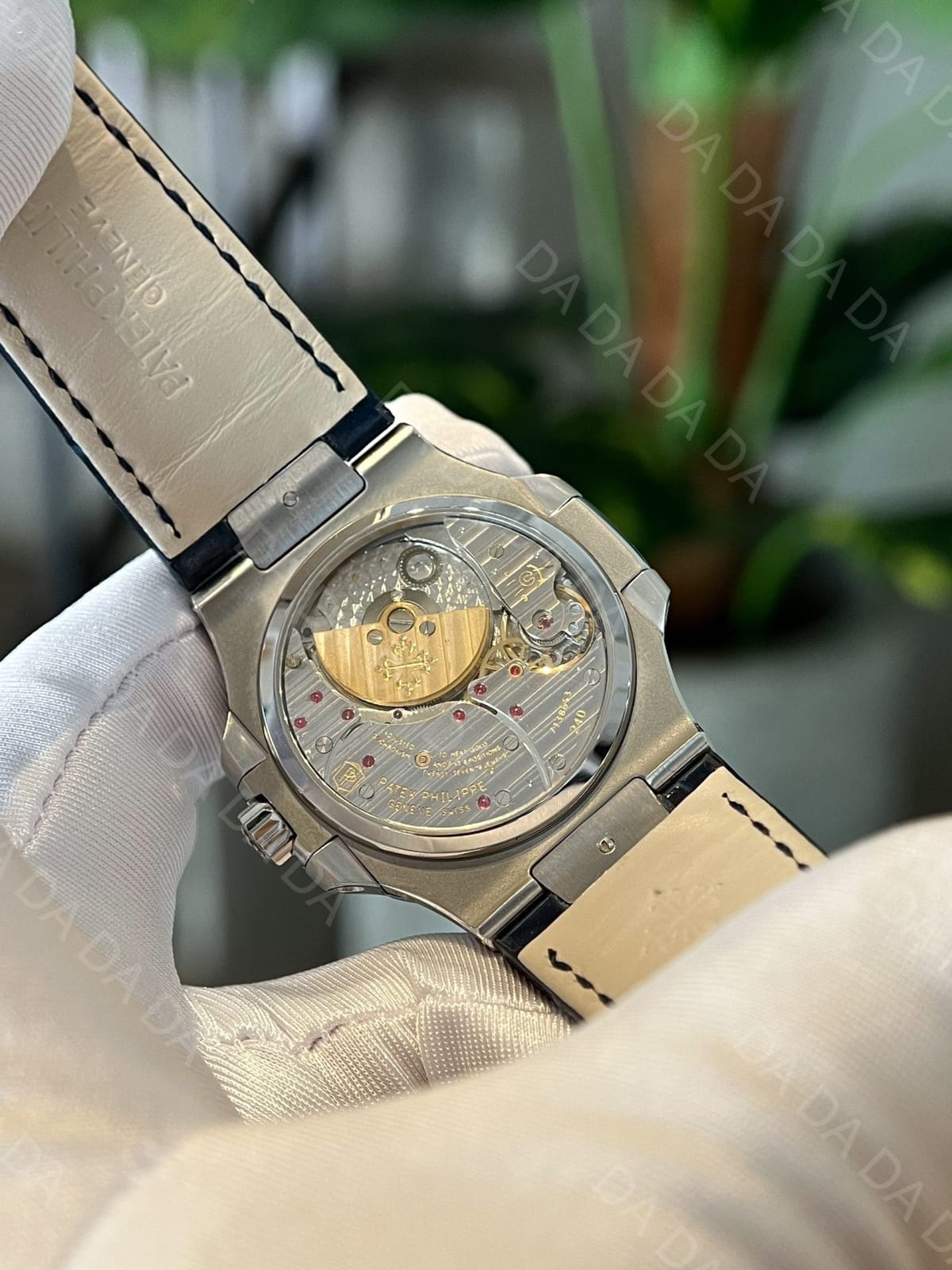 파텍필립 노틸러스 5724 화이트골드 청판 가죽밴드 40mm 7