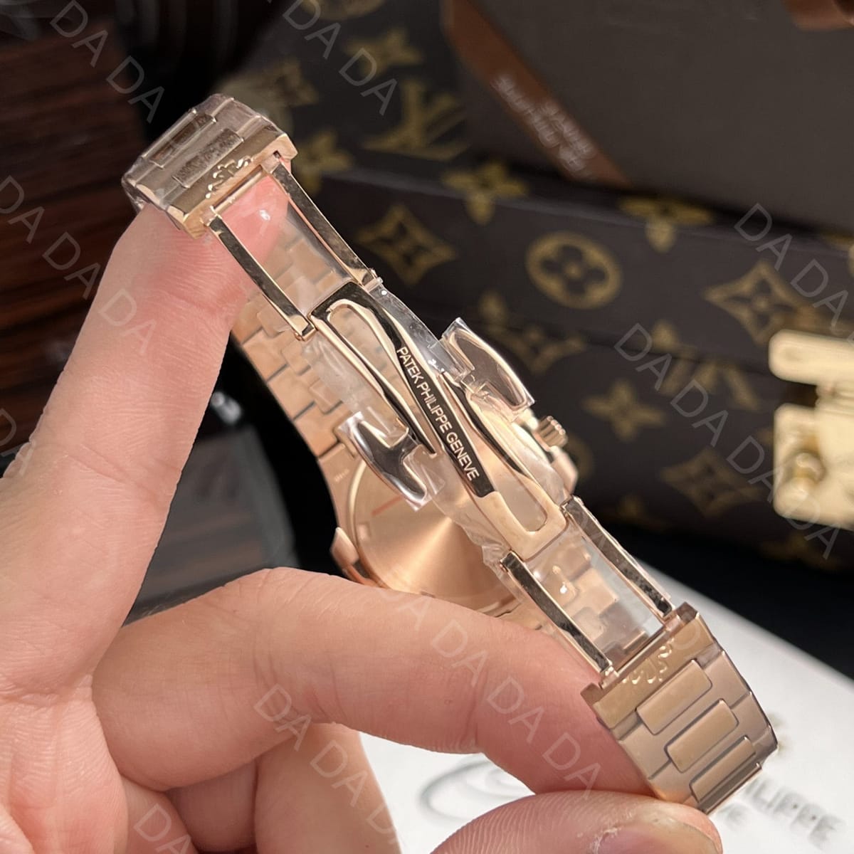 파텍필립 노틸러스 7010 로즈골드 금통 화이트다이얼 다이아베젤 32mm 10
