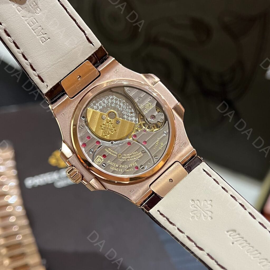 파텍필립 노틸러스 5724 금통 그레이다이얼 가죽밴드 40mm 8