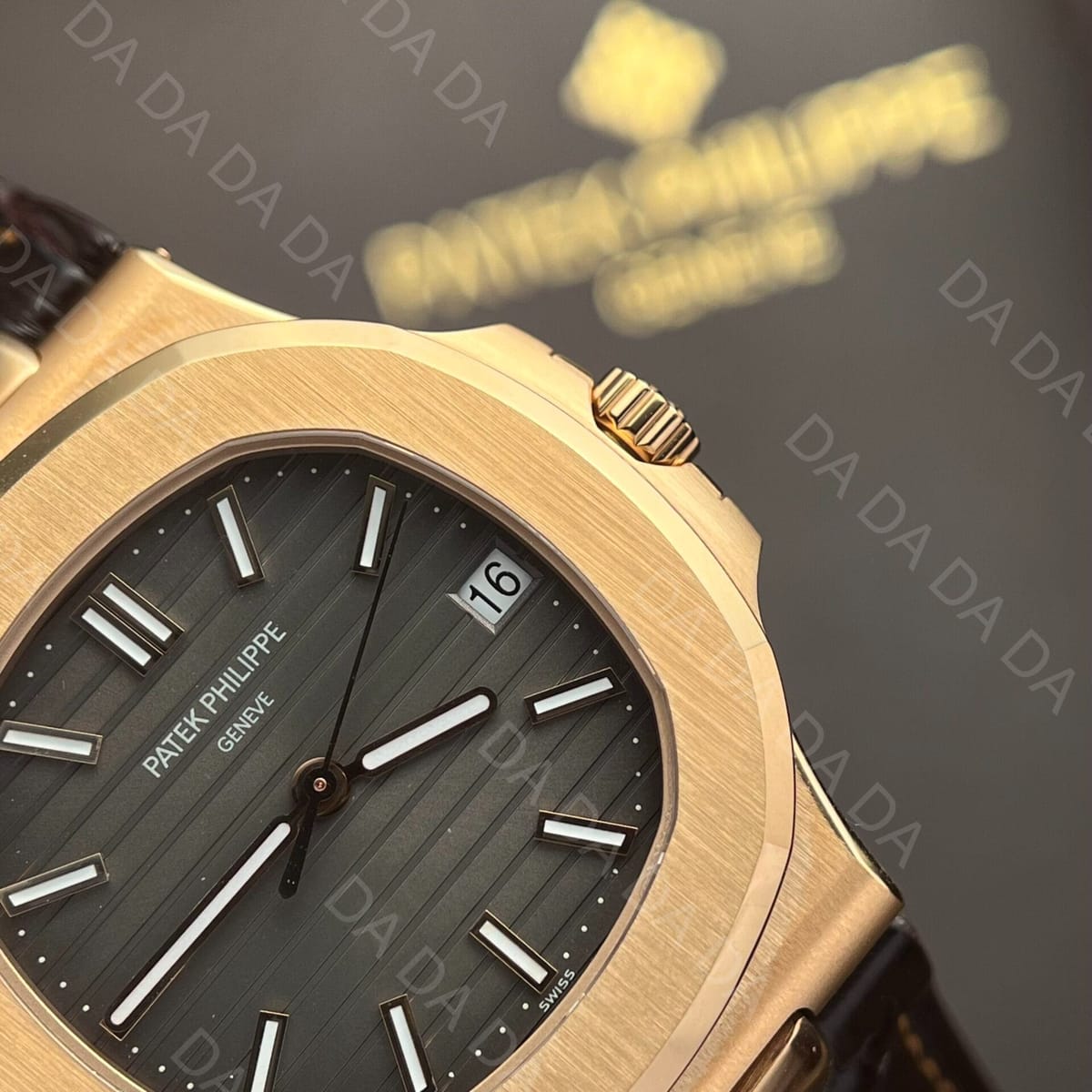 파텍필립 노틸러스 5711 금통 그레이다이얼 가죽밴드 40mm 5