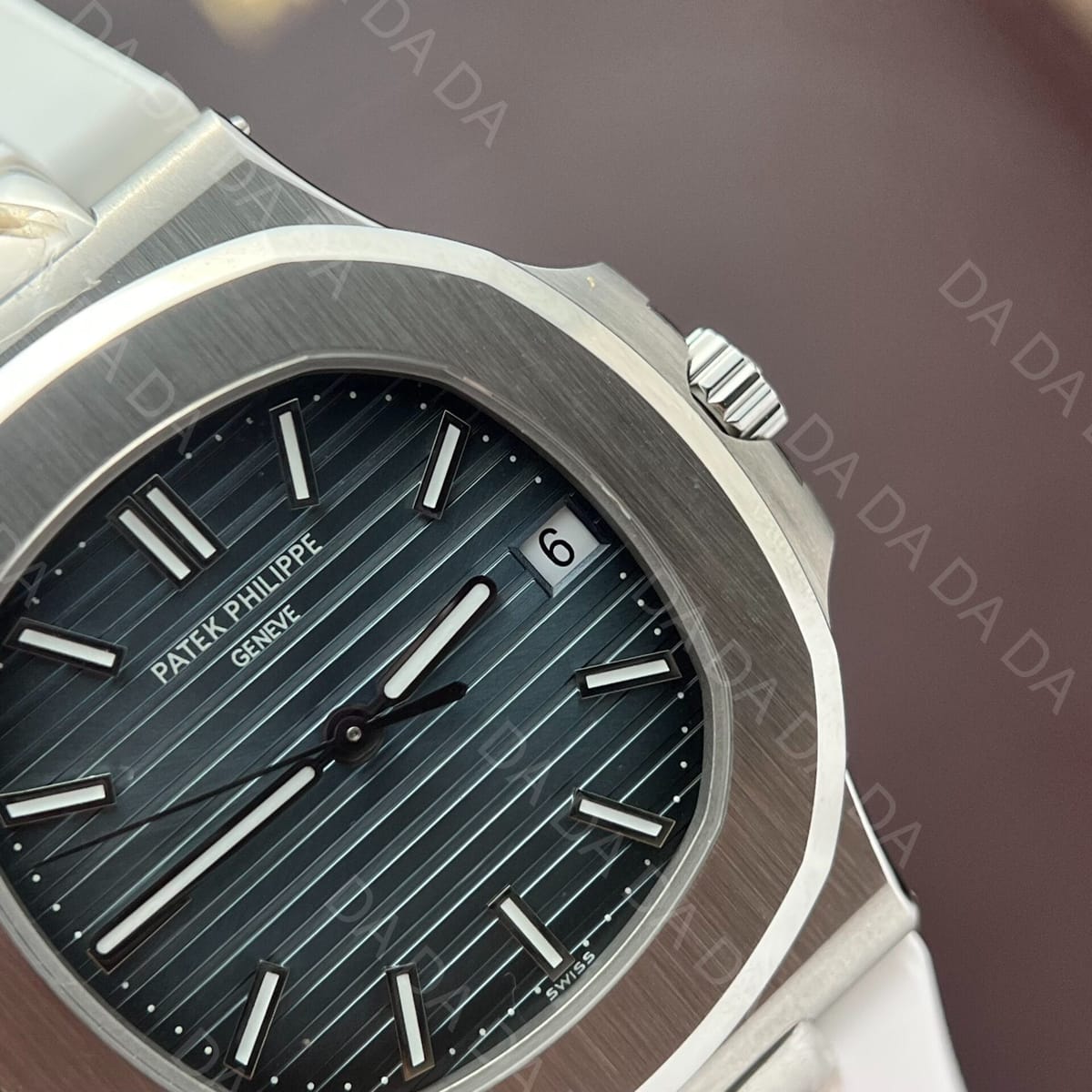 파텍필립 노틸러스 5711 청판 화이트 러버밴드 40mm 5