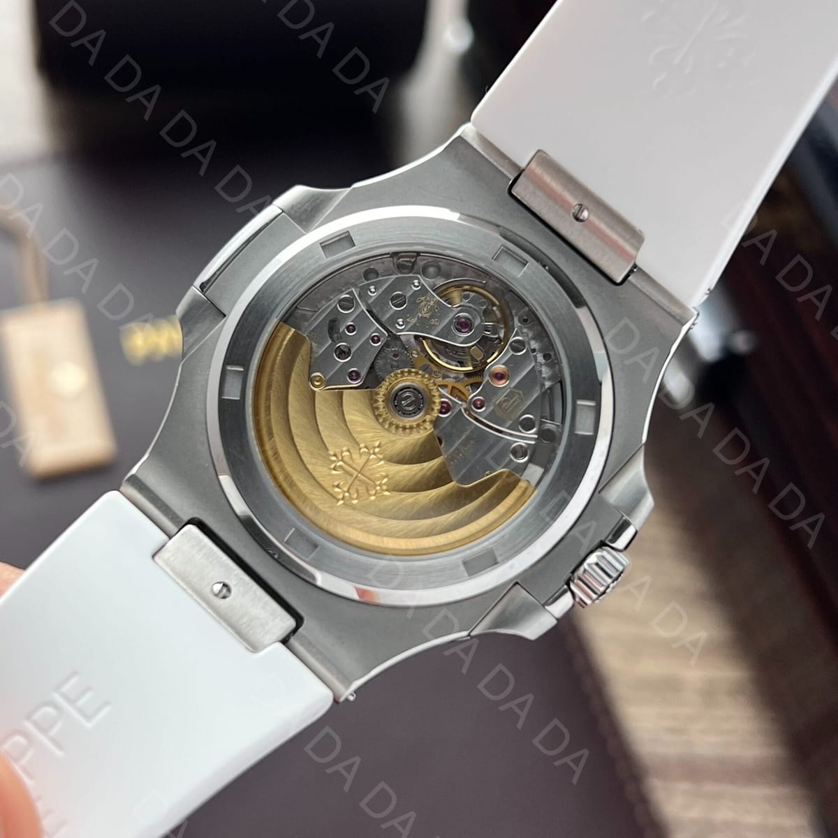 파텍필립 노틸러스 5711 청판 화이트 러버밴드 40mm 7