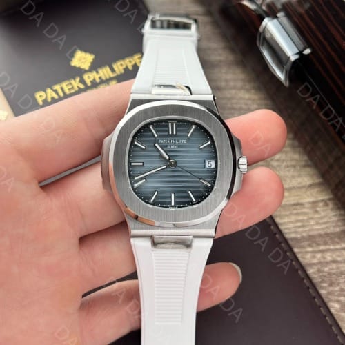 파텍필립 노틸러스 5711 청판 화이트 러버밴드 40mm