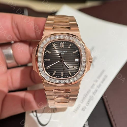 파텍필립 노틸러스 5723 금통 그레이다이얼 다이아베젤 40mm