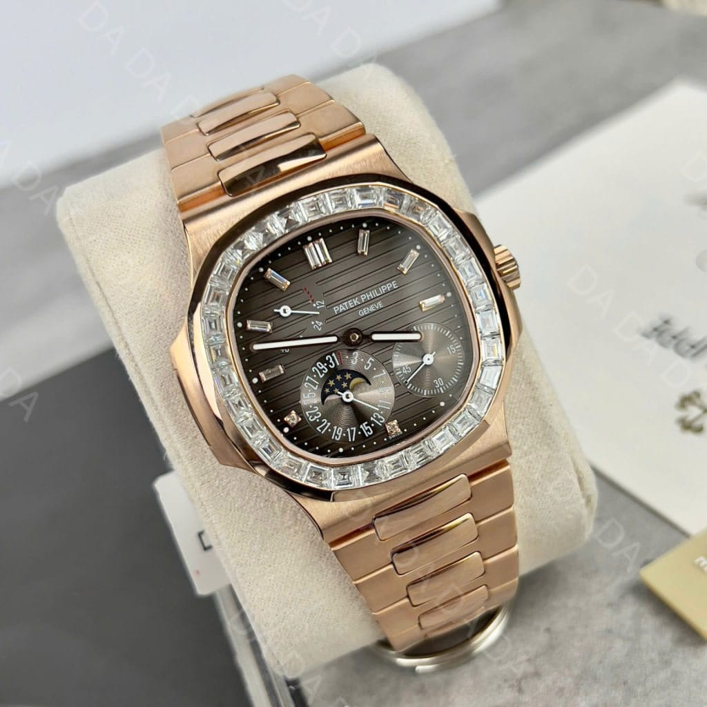파텍필립 노틸러스 5724 금통 그레이다이얼 다이아베젤 40mm 4