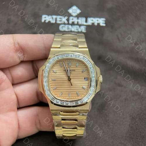 파텍필립 노틸러스 5723 금통 골드다이얼 다이아베젤 40mm