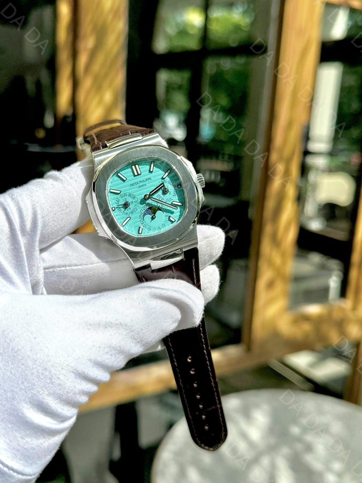 파텍필립 노틸러스 5740 스틸 티파니앤코 가죽밴드 40mm 3