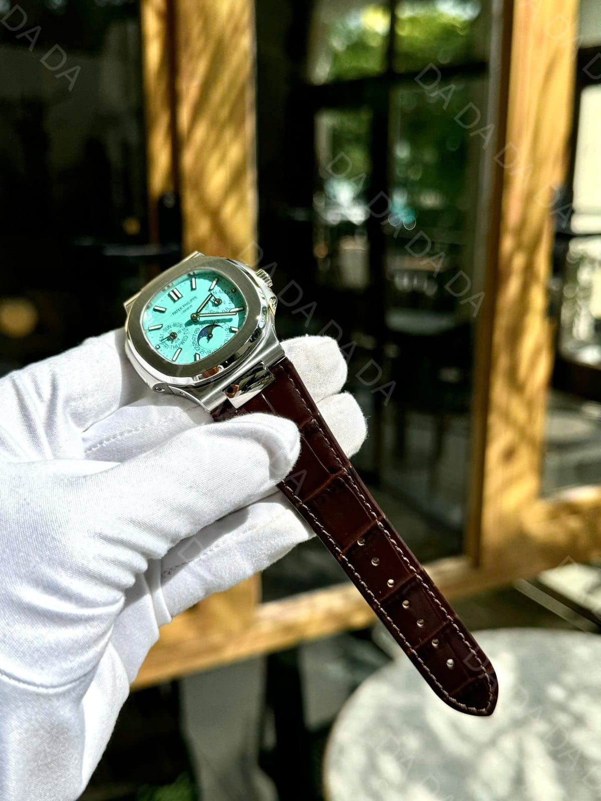 파텍필립 노틸러스 5740 스틸 티파니앤코 가죽밴드 40mm 7