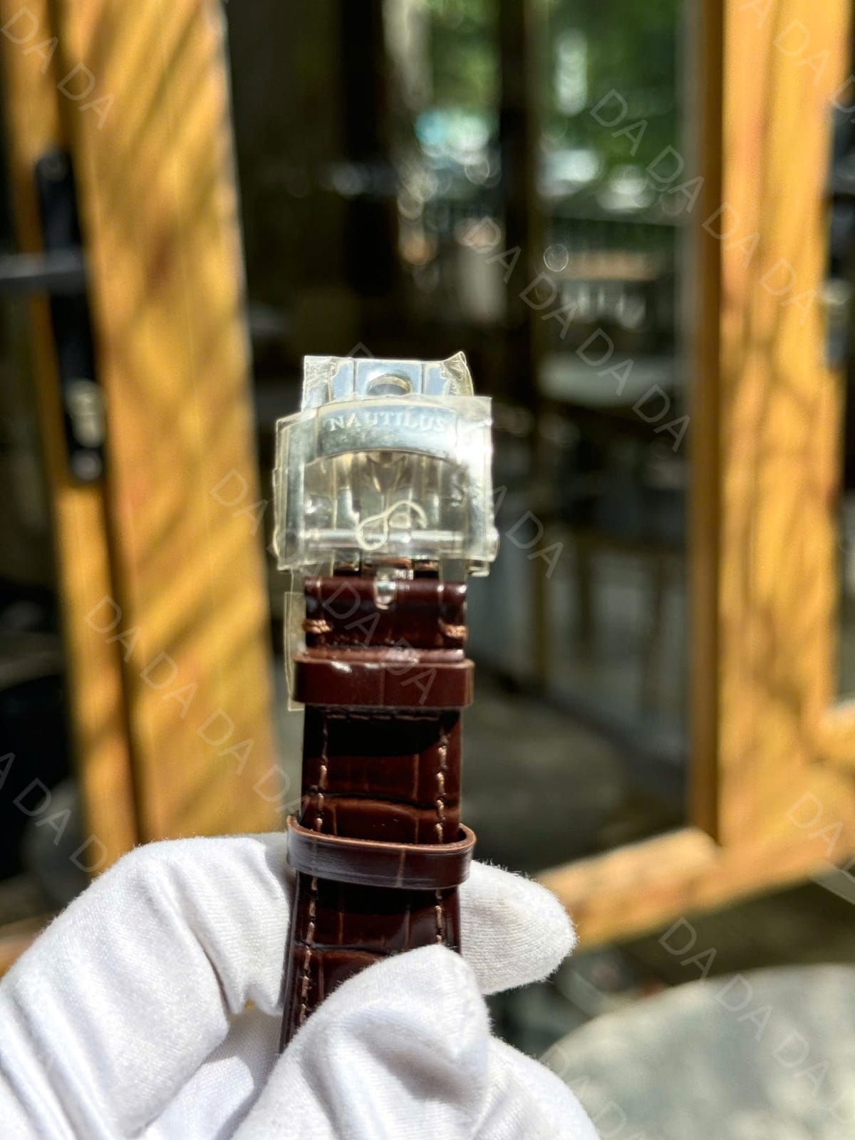 파텍필립 노틸러스 5740 그린다이얼 다이아베젤 가죽밴드 40mm 10