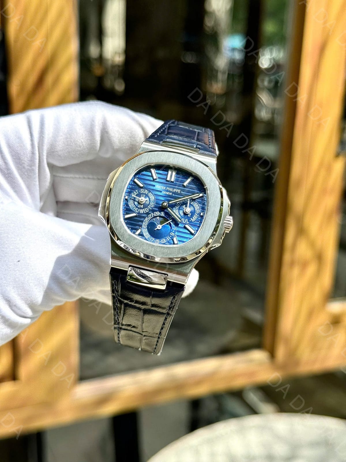 파텍필립 노틸러스 5740 청판 가죽밴드 40mm 3