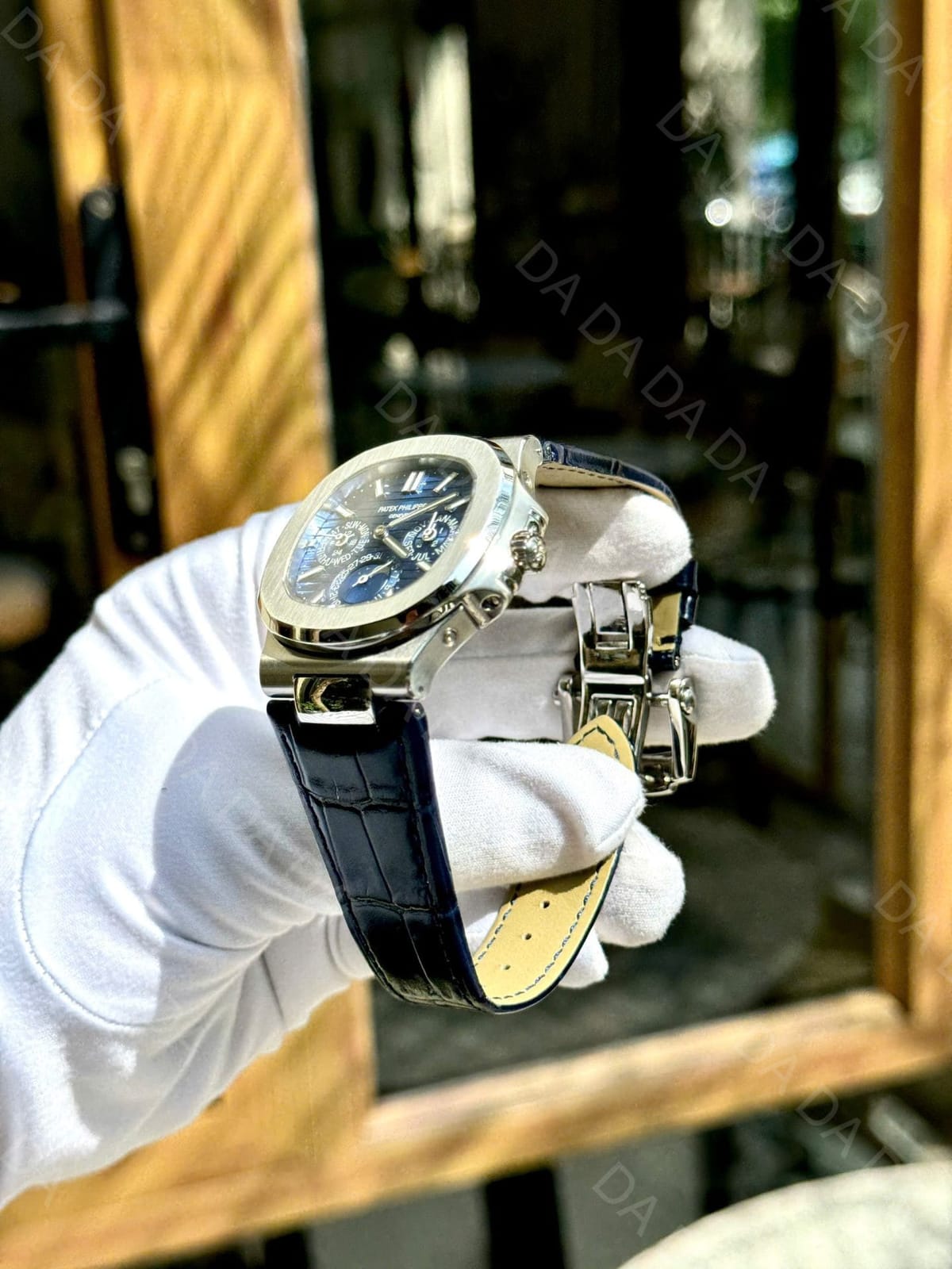 파텍필립 노틸러스 5740 청판 가죽밴드 40mm 7