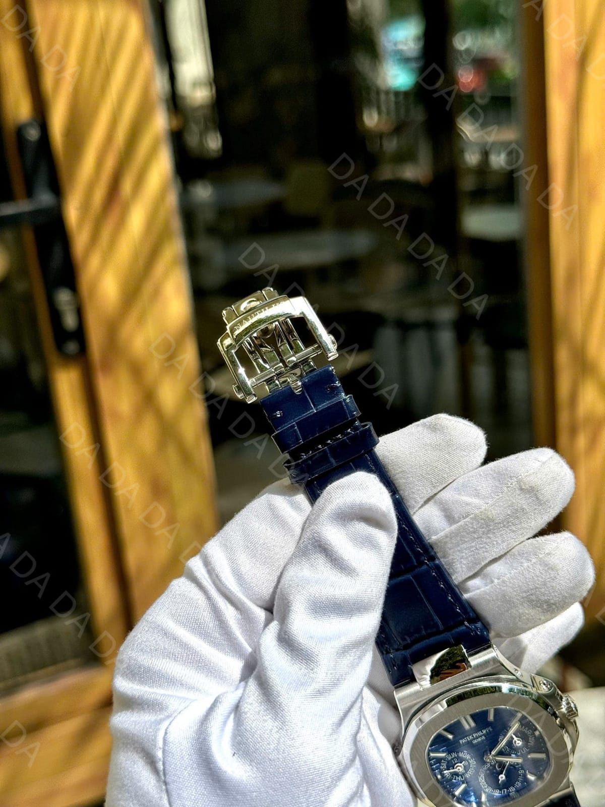 파텍필립 노틸러스 5740 청판 가죽밴드 40mm 9