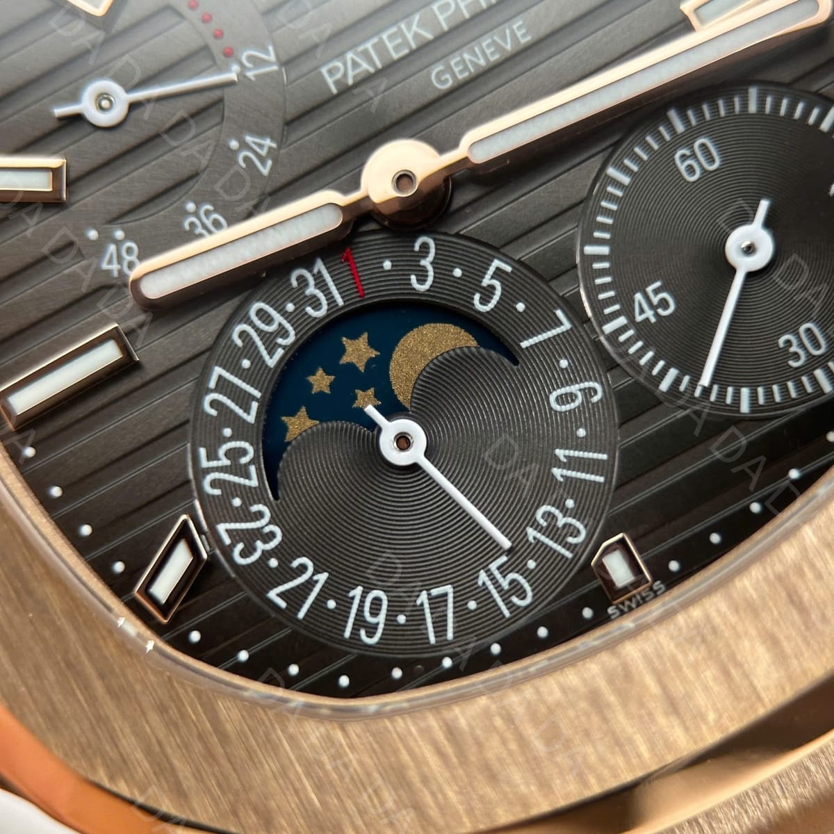 파텍필립 노틸러스 5712 금통 그레이다이얼 가죽밴드 40mm 6