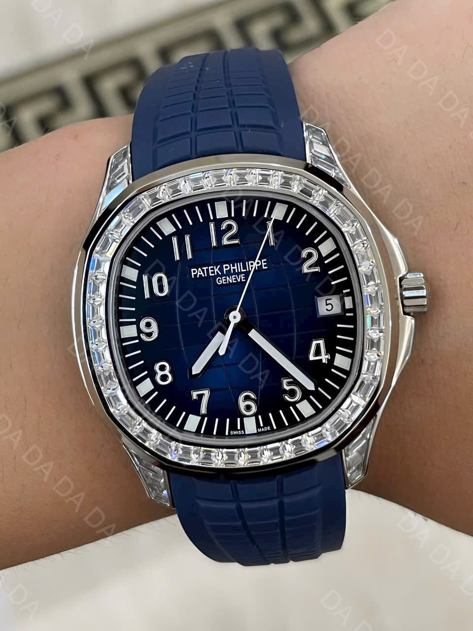 파텍필립 아쿠아넛 5168 블루 다이아베젤 42mm 5