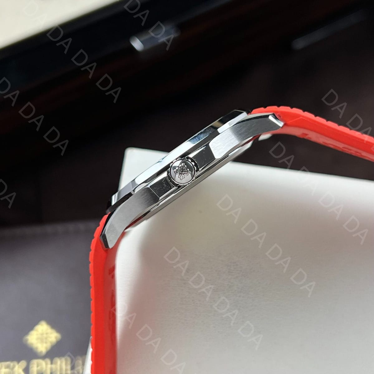 파텍필립 아쿠아넛 5167 블랙 레드 러버밴드 40mm 6
