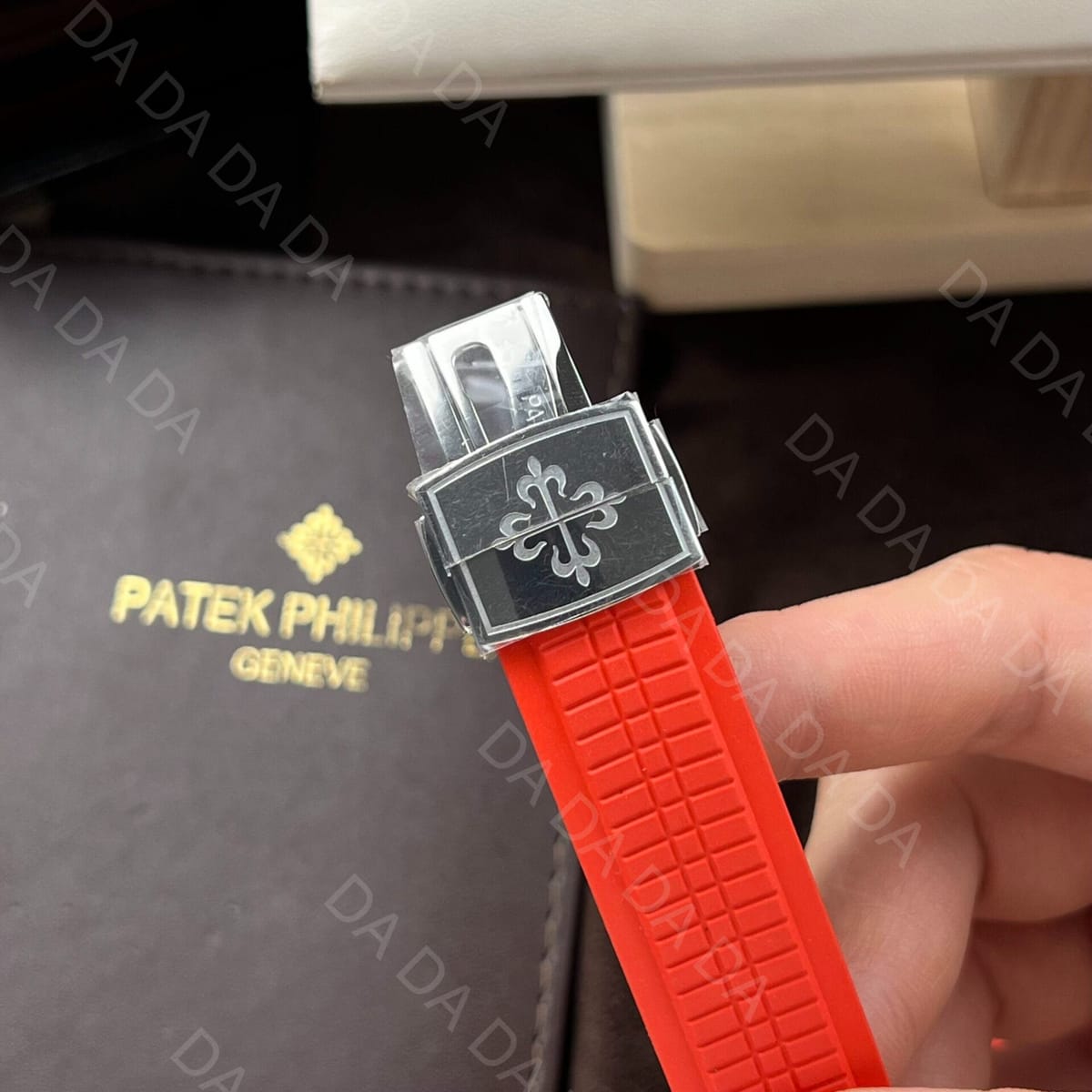 파텍필립 아쿠아넛 5167 블랙 레드 러버밴드 40mm 8