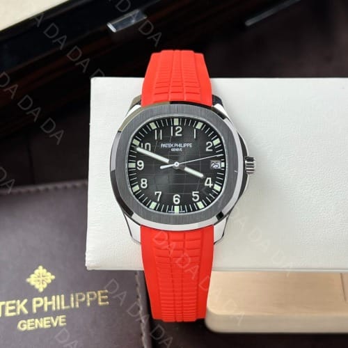 파텍필립 아쿠아넛 5167 블랙 레드 러버밴드 40mm