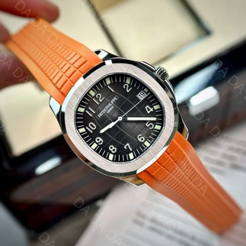 파텍필립 아쿠아넛 5167 블랙 오렌지 러버스트랩 40mm